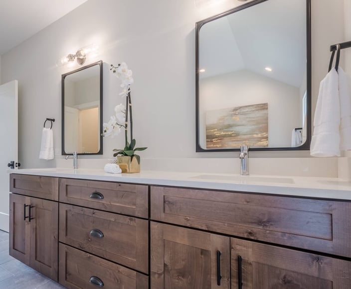 bathroom vanity counter